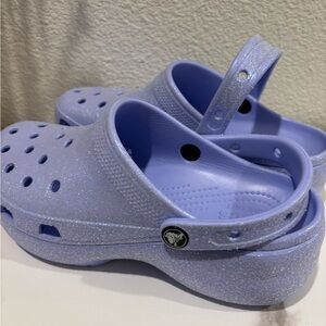 Crocs women’s glitter lavander